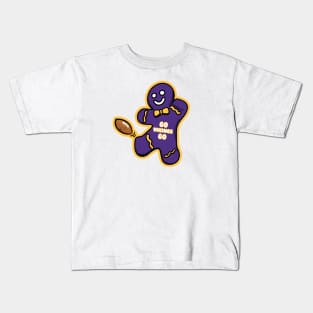 Minnesota Vikings Gingerbread Man Kids T-Shirt